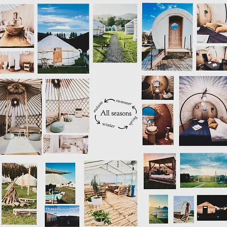 Glamping Iurte Mongole Spiritul Zimbrului Luxe tent Vama Buzăului