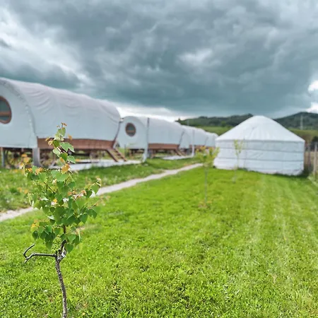 Luxe tent Glamping Iurte Mongole Spiritul Zimbrului 3*